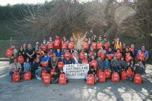 Boy Scouts donate for Haiti